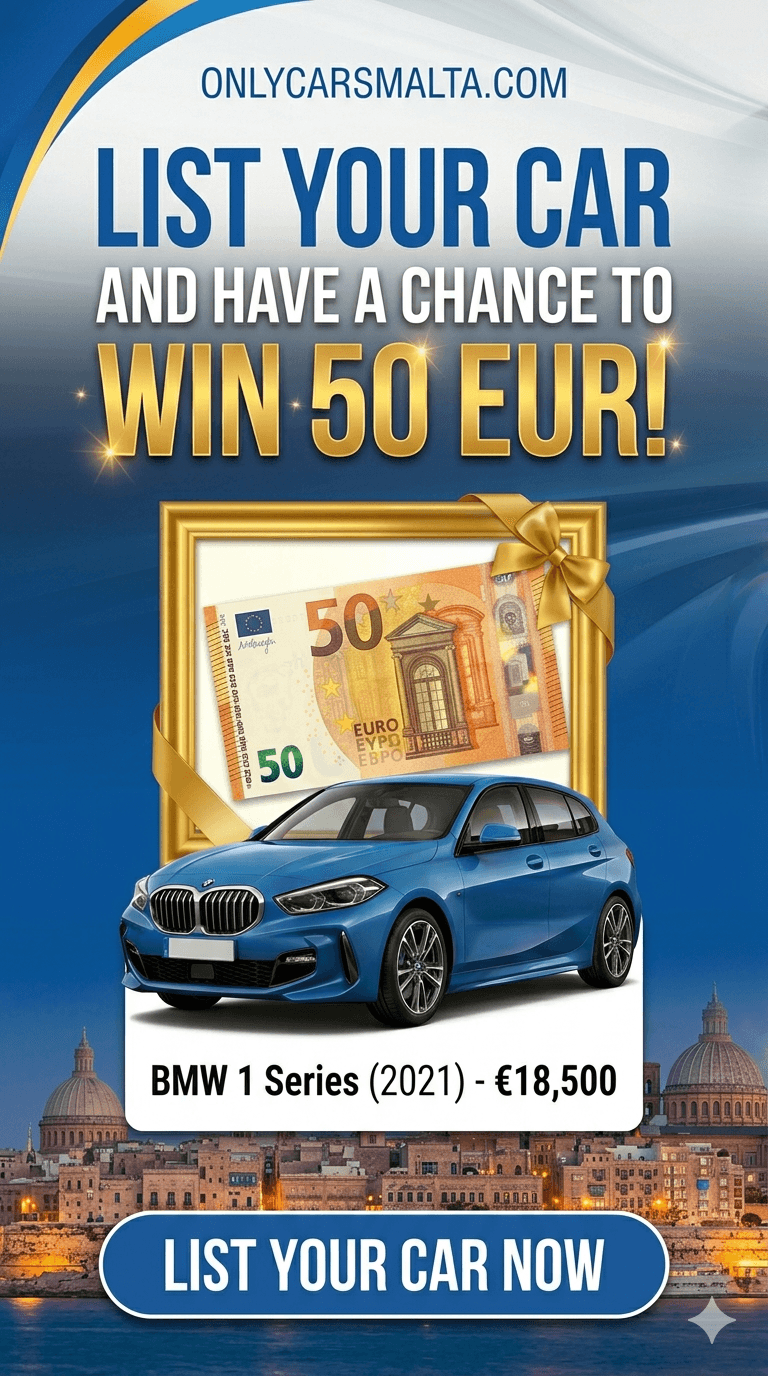 List your car on Only Cars Malta